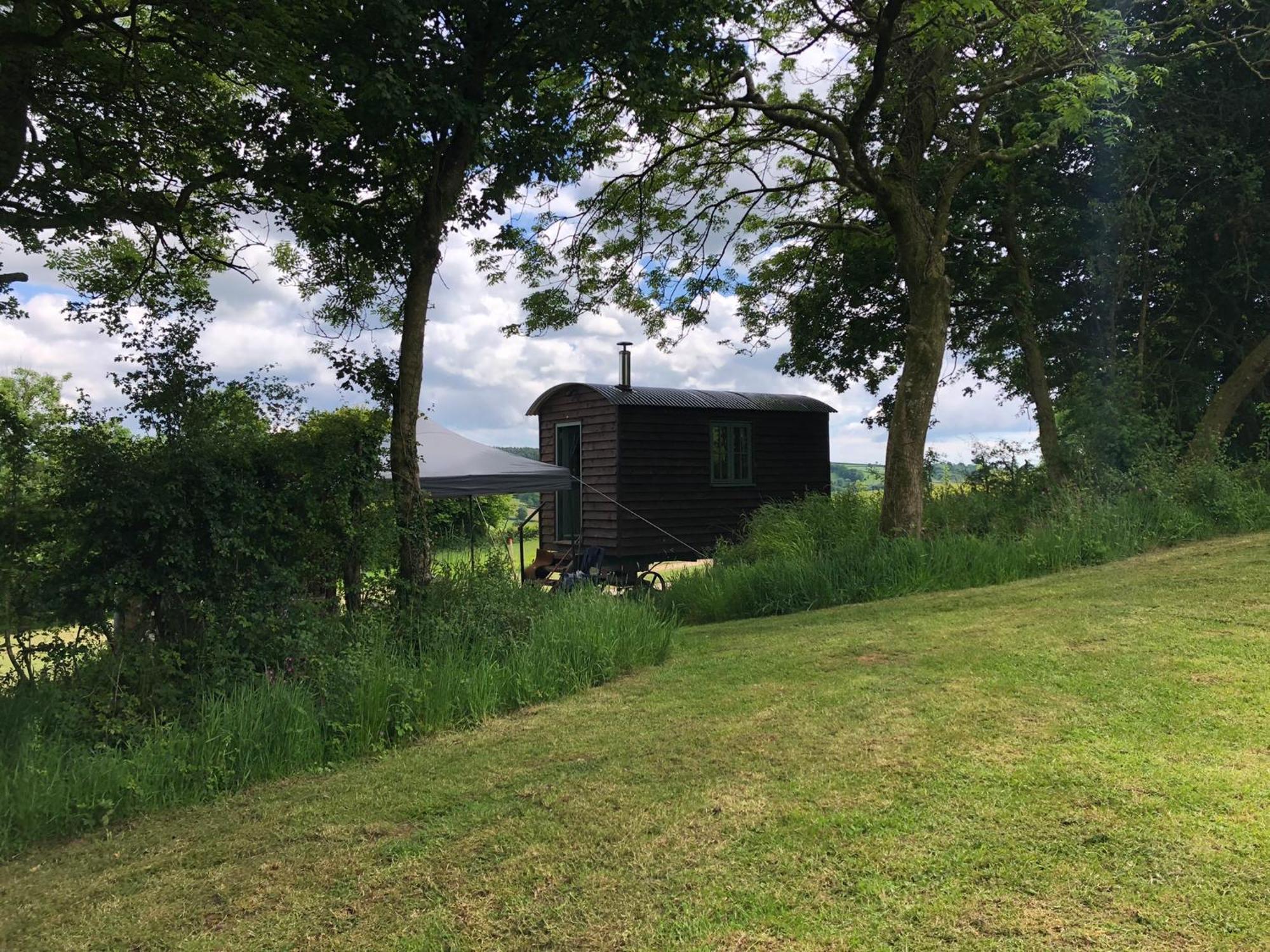 The Shepherds Hut At The Shippen, Tiphayes Honiton Bagian luar foto